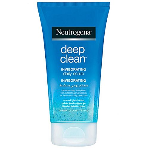 neutrogena deep clean daily scrub