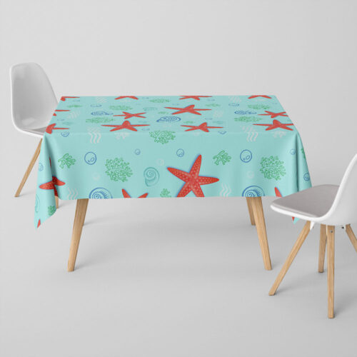 Mint Shore Tablecloth