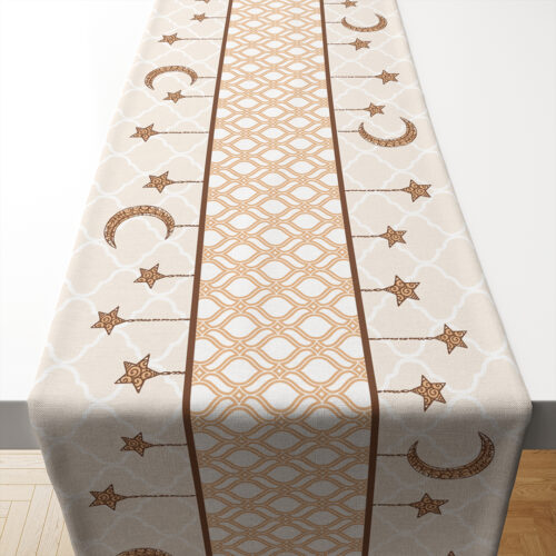 Ramadan Crescents and Stars Runner